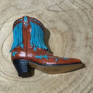 JPC Just Plain Country 85005 Sassafras Stomper Western Cowboy Boot Figurine